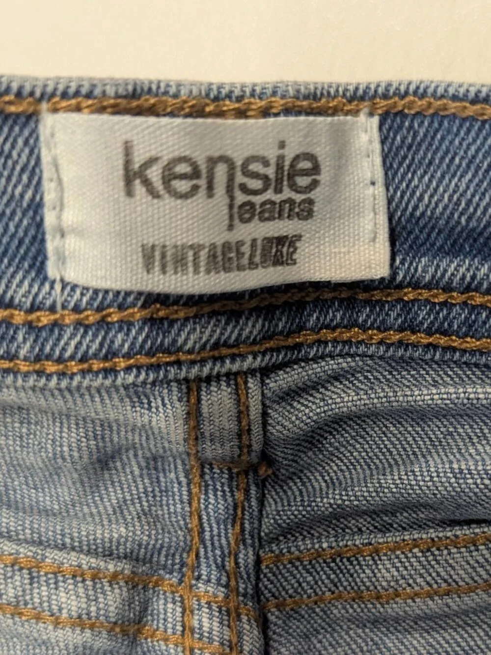 Kensie Jeans Vintage Luxe Wide Leg Medium Wash Size 2/26